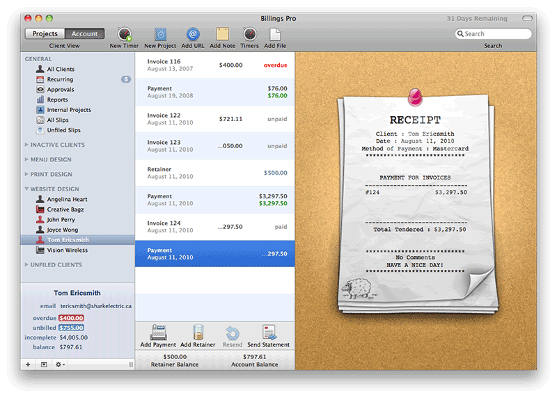 small business database for mac